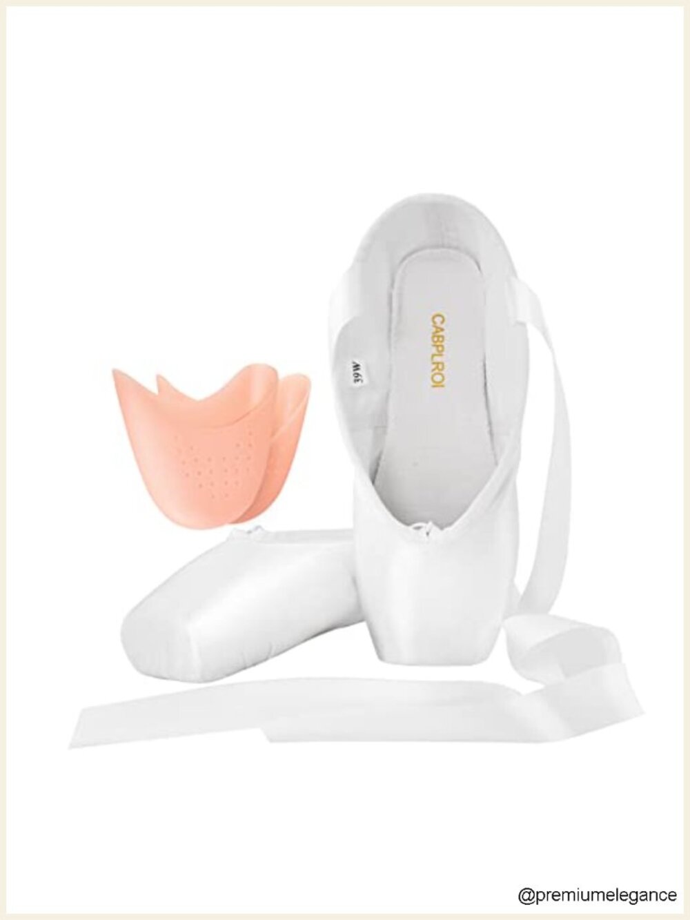 Professional Ballet Pointe Shoes with Bag and Toe Pads